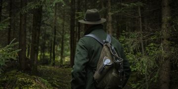 forest, nature, hunter